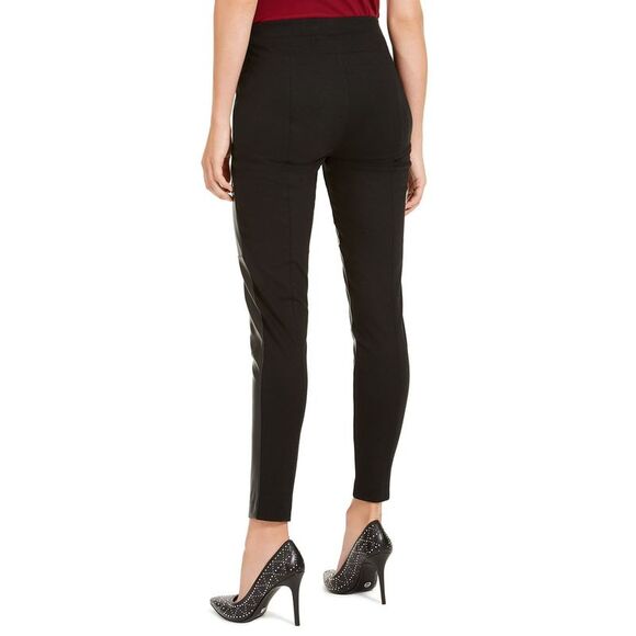 Michael Kors Women's Faux Leather Skinny Pants Black Size XX-Large - Picture 2 of 3